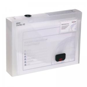 Snopake 60mm Capacity Document Box A4 Clear 12871 SK02573