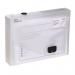 The picture features a set of Snopake 60mm document box files, designed for A4 paper. The transparent plastic material allows for easy visibility of contents, with the brands logo prominently displayed. The sturdy construction makes it ideal for organizing and storing important papers.