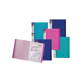 Snopake Electra Display Book 24 Pocket A4 Assorted (Pack of 10) 12219 SK03100