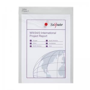 Snopake Polyfile P File Wallet Portrait A4 Clear Pack of 5 13263