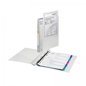 Snopake Presentation 4 A4 Ring Binder 25mm Clear 13368 SK04412