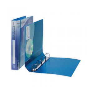 Snopake Executive Presentation 4D-Ring Binder A4 Electra Blue 13387 SK04440