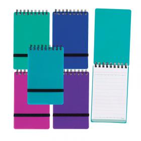 Snopake Noteguard Notepad 76 x 127mm Assorted (Pack of 5) 14324 SK06729