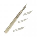 Swordfish Scalpel No.3 Handle With 4 Blades Metal 43110 SK10621