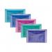 The picture shows a pack of 5 Snopake Popper Wallets and Zip Files, in assorted colors, along with Snopake Polyfile A5 Electra. The wallets are made of durable materials and feature secure popper closures, while the Polyfile offers organization and protection for small documents.