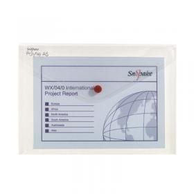 Snopake Polyfile Classic A5 Clear (Pack of 5) 11382 SK11382