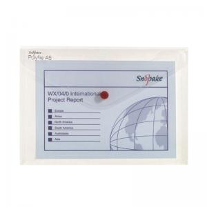 Snopake Polyfile Classic A5 Wallet Clear Pack of 5 11382 SK11382