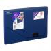 Snopake 6 Part Expanding Organiser A4 Dark Blue 11892 SK11892
