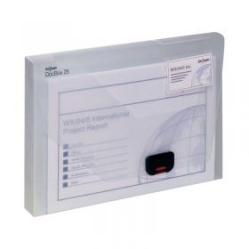 Snopake 25mm Capacity Document Box A4 Clear 12849 SK12849
