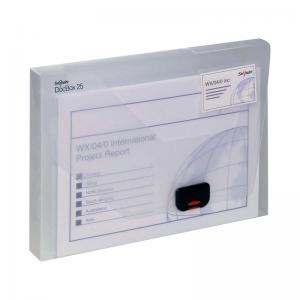 Snopake 25mm Capacity Document Box A4 Clear 12849 SK12849