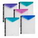 Snopake Polyfile Ring Binder Wallet A4 Assorted (Pack of 5) 15695 SK21378