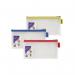 Snopake EVA Mesh Zippa-Bag 130 x 240mm Assorted (Pack of 3) 15817 SK21957