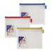 Snopake EVA Mesh Zippa-Bag 205 x 255mm Assorted (Pack of 3) 15818 SK21960