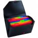 Snopake Rainbow and Black 13 Part Stepped Expanding File 15850 SK22123