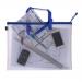 Snopake EVA Mesh High Capacity Project Zippa Bag A4 405x280mm Blue 15871 SK22228