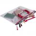 Snopake EVA Zippa Bag 405x280mm Red