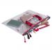 Snopake EVA Mesh High Capacity Project Zippa Bag A4 405x280mm Red 15872 SK22230