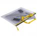 Snopake EVA Mesh High Capacity Project Zippa Bag A4 405x280mm Yellow 15873 SK22232