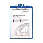 Snopake Clipboard with Pen Holder A4 Blue 15886 SK22266