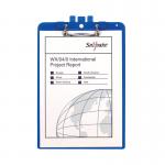 Snopake Clipboard with Pen Holder A4 Blue 15886 SK22266