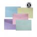 Snopake Reborn Polyfile Foolscap Assorted (Pack of 5) 15914 SK22348