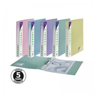 Snopake Reborn 225 A4 Ring Binder Assorted Pack of 5 15918 SK22354