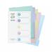 Snopake Reborn Ring Binder 5-Part Index Dividers A4 (Pack of 5) 15927 SK22377