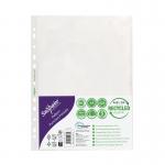 Snopake Reborn Punched Pockets A4 Polypropylene Clear (Pack of 25) 15938 SK22433