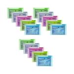 Snopake Polyfile Wallet Foolscap Assorted (3 Packs of 5) SK812384 SK812384