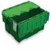 Green attached lid containers - 20L 306578