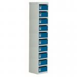 Locker - Post Box Blue Doors 100 Series Floor Mount 10 Box 306615