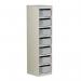 Locker - Post Box L.grey Doors 140 Series Table Mount 7 Box - Box Height: 140 mm 307034