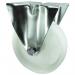 Castor, 200 mm Dia. Nylon Tyre plate Fixing - Fixed 307304