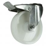 Castor, 125 mm Dia. Nylon Tyre hole Fixing - Swivel 307309