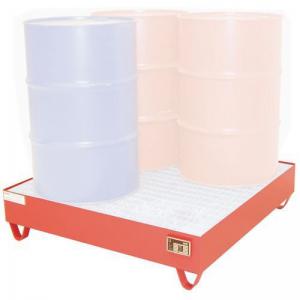 Premium metal sump pallets - Painted - Four drum - Square shape-