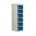 Locker - Post Box Blue Doors 240 Series Floor Mount 6 Box 307635