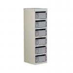 Locker - Post Box L.grey Doors 240 Series Floor Mount 6 Box 307637