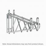 Adjustable wall mounted brackets for wall mounted shelving 307895