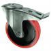 Castor, Poly. Tyred 100 mm Fixing - Swivel Braked 307986