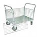 Slingsby heavy duty zinc plated corrosion resistant platform trucks with two mesh ends and two sides 308467