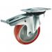 Castor, Swivel - Heavy Duty 125 mm Dia. Poly Wheel, Braked 308535