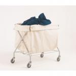 Folding linen trucks with large capacity canvas bag 308611