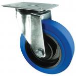 Castor, Rubber Tyred 160 mm Dia plate Fixing - Swivel 308747