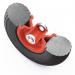 Flat toe plate sack trucks - With straight crossbars, on puncture proof wheels 309040