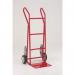 Steel fixed toe plate stairclimbing sack trucks, capacity 200kg 309048