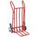 Steel folding toe plate stairclimbing sack trucks - fitted with 3 star wheels 309053