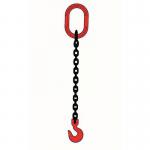 System 80 chain slings, 2m reach - with sling hooks, 10mm single chain 309220