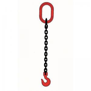 System 80 chain slings, 2m reach - with sling hooks, 7mm single chain