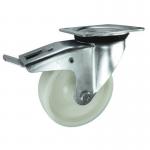 Castor, Swivel - Heavy Duty 200 mm Dia. Nylon Wheel, Braked 309272