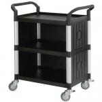 Standard 3 Shelf Service Cart W/Panels O